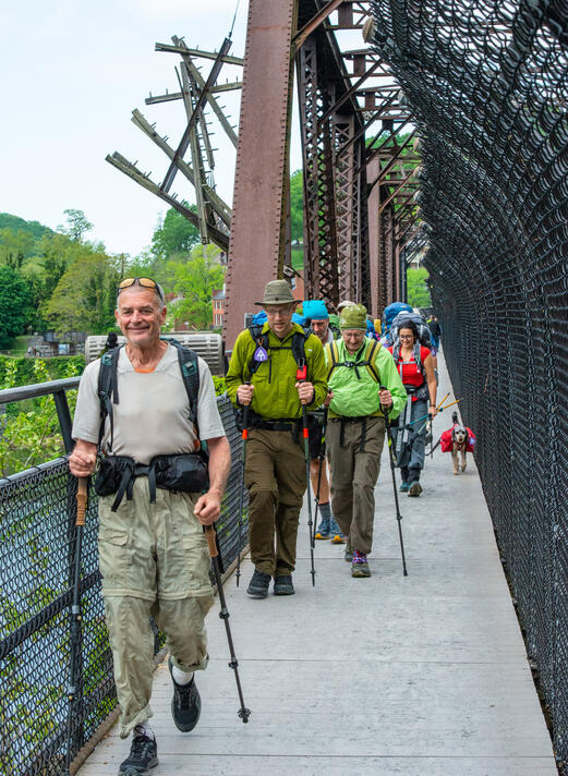 Flip Floppers Beginning Their Hike, Photo by Dan Innamorato